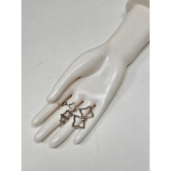 DAVID YURMAN Sterling silver Quatréfoil Triple-Drop Earrings - Picture 11 of 11